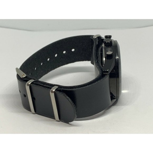 Michael Kors MK8386 Men Black Leather Analog Black main image 10